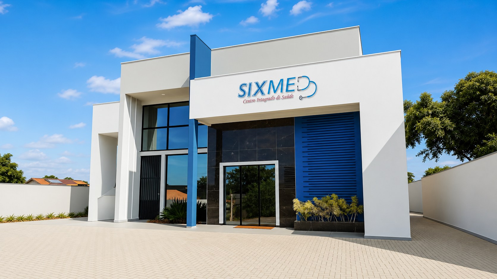 Fachada da SixMed Centro Integrado de Saúde